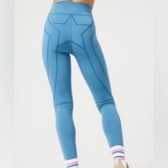 🌙L*SPACE Active Oceanside Star Power Legging🌙 - Picture 1 of 11